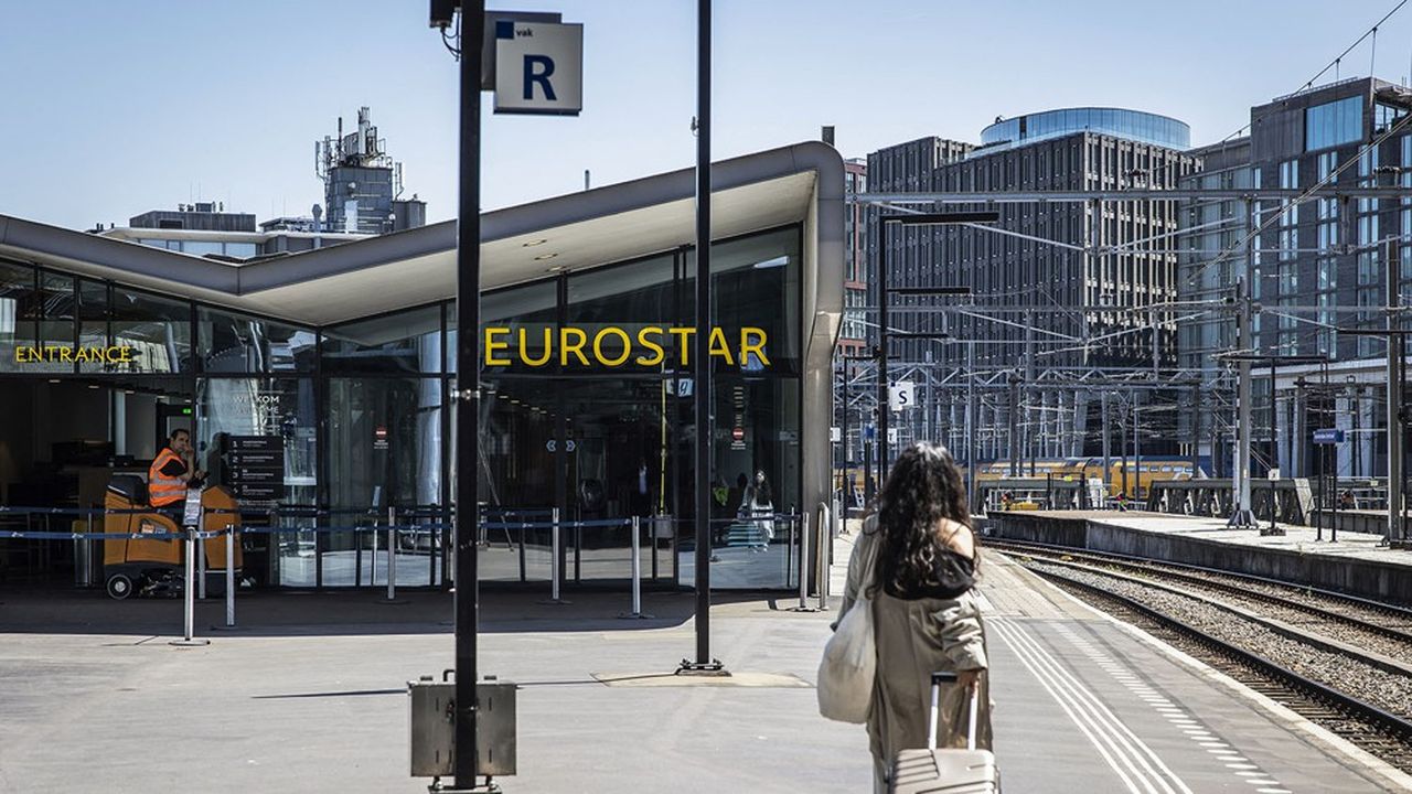 Le terminal Eurostar à la gare d'Amsterdam Centraal, doit fermer pour six mois à compter de juillet prochain.